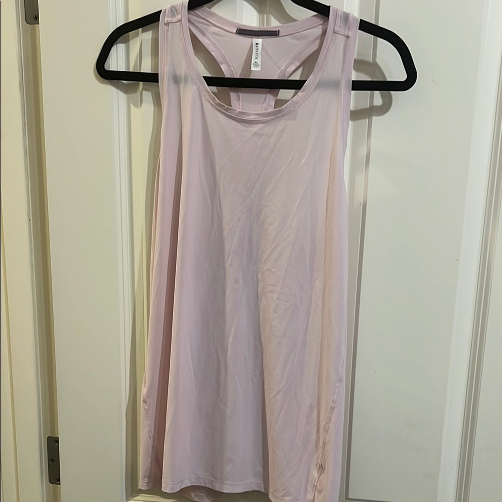 Athleta racerback light pink tank. Size XL.